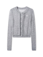 Gray & Pink Berlin Lace Cardigan