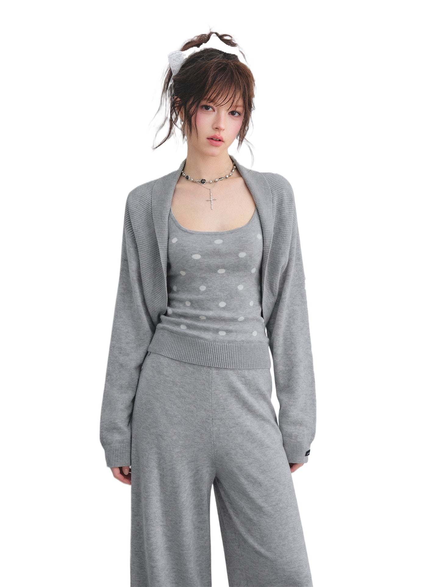 Polka Dot Layered Lounge Set