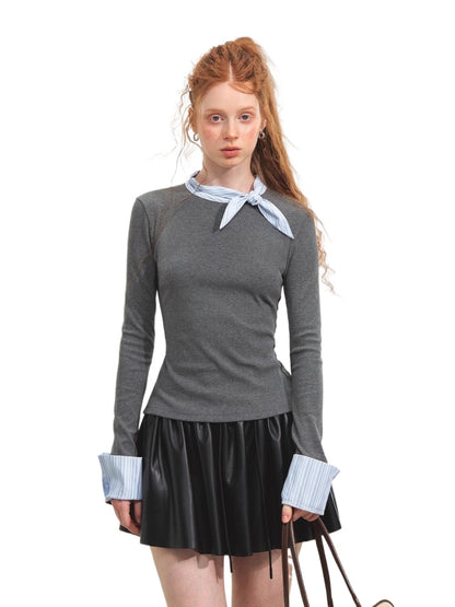 Bow-tie Slim Fit Base Shirt