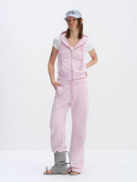 Sleeveless Hoodie & Flared Pants Set