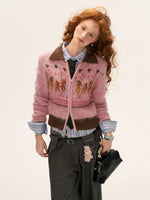Playground Pony Zip Knit Cardigan