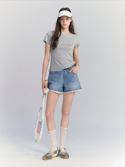 Butterfly Print T-shirt
