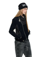 Vintage Patchwork Cropped Jacket