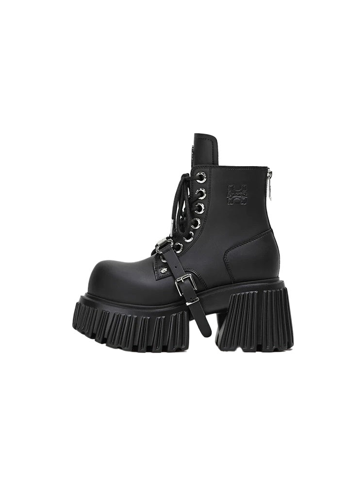 Gothic Platform Ankle Boots