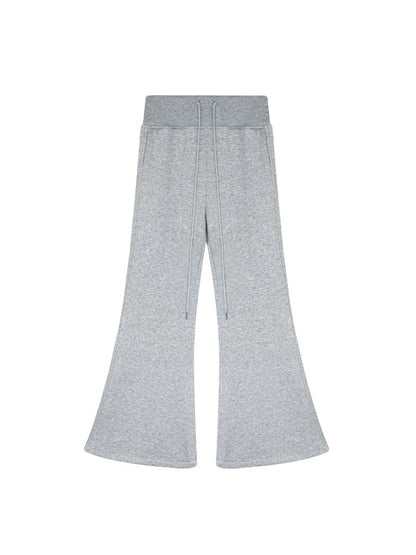 Fleece Waist-Tightening Fur Hoodie &amp; Pants Set