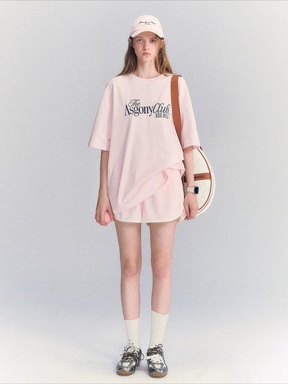 Embroidered Letter Tee