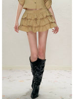 Utility Shirt Skirt Set