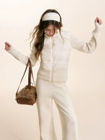 Wool Knit Down Jacket