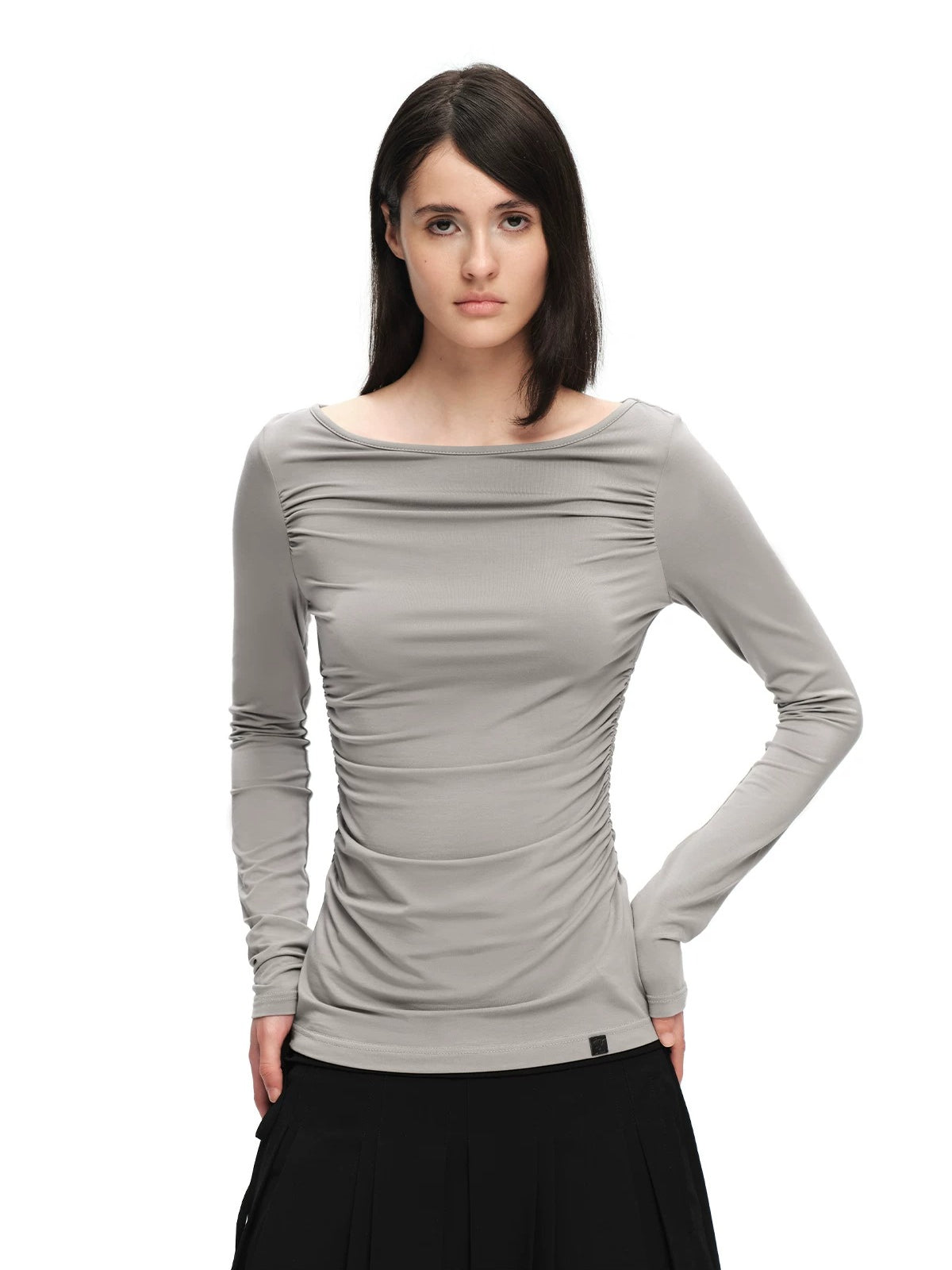 Modal Ruched T-Shirt