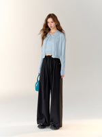 Butterfly Knot Soft Wool Sweater & Vest Set