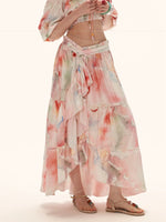 Watercolor Fruit Puff Sleeve Set