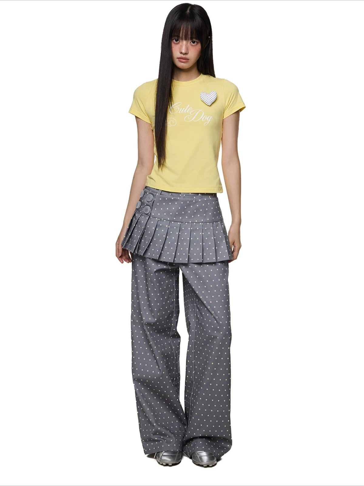 Detachable Polka Dot Pants
