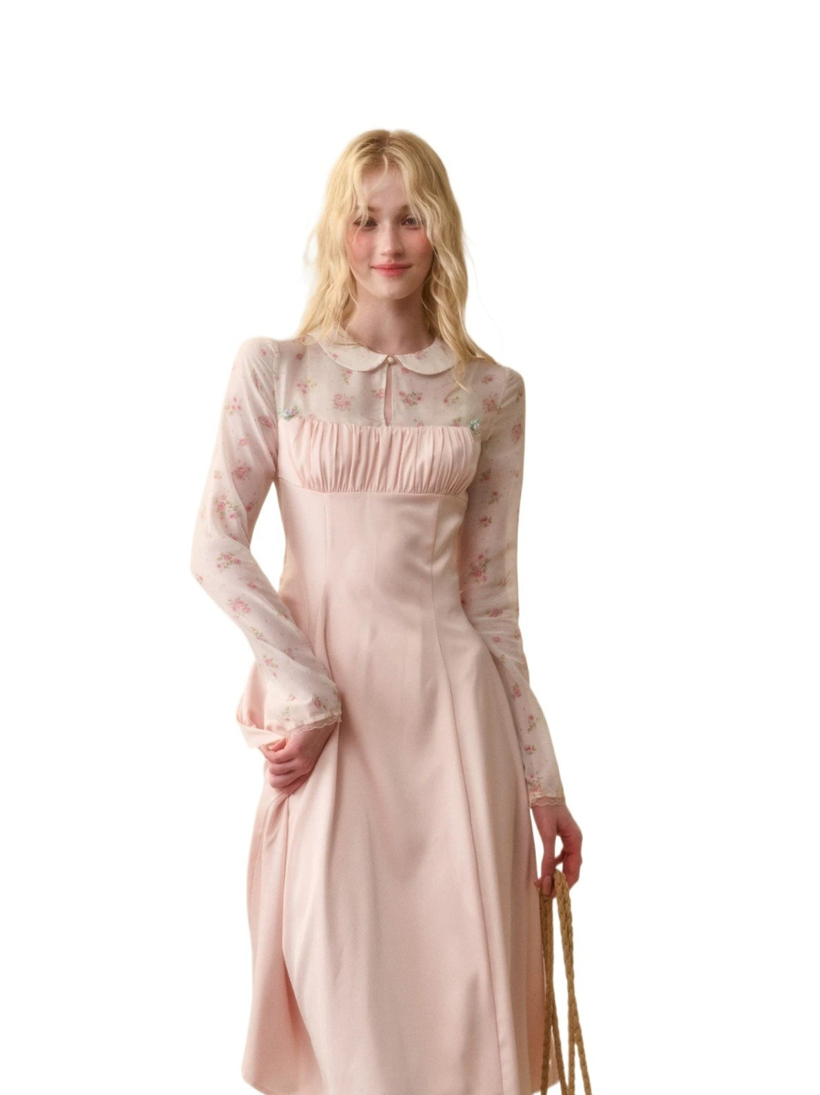 Floral Tencel Dress Set