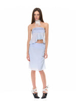 Pleated Organza Two-Piece Set