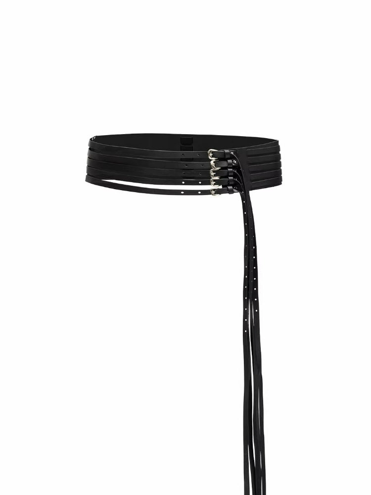 Vintage Buckle Multi-Tassel PU Belt/Bracelet
