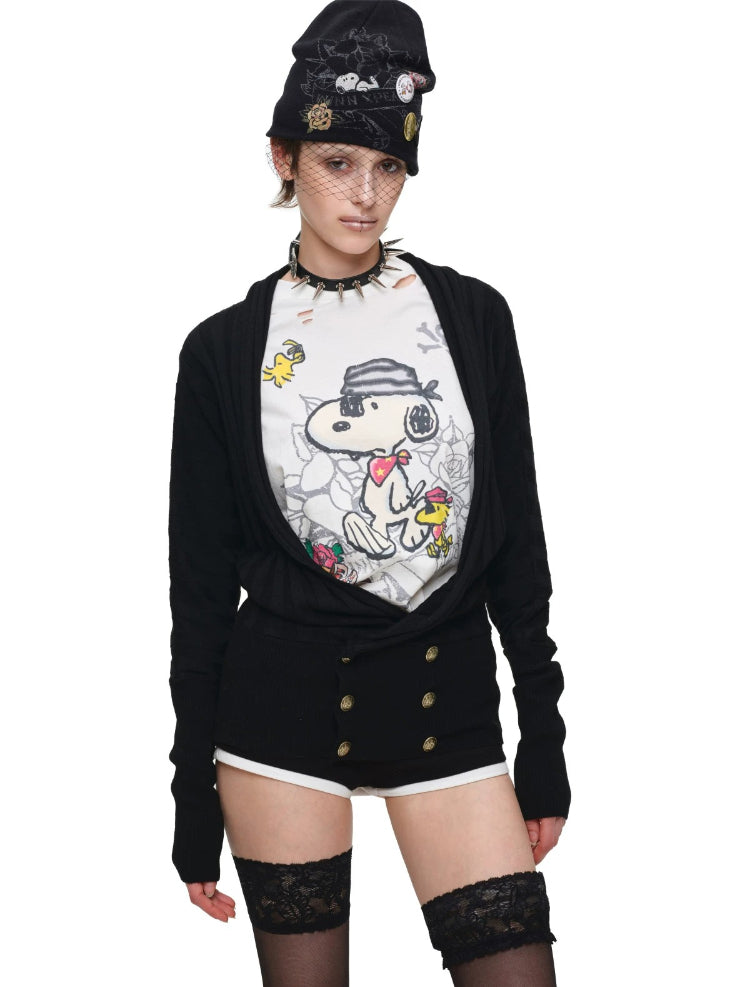 Napoleon Wool Mini Shorts