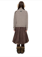 Polar Fleece Knit Cardigan