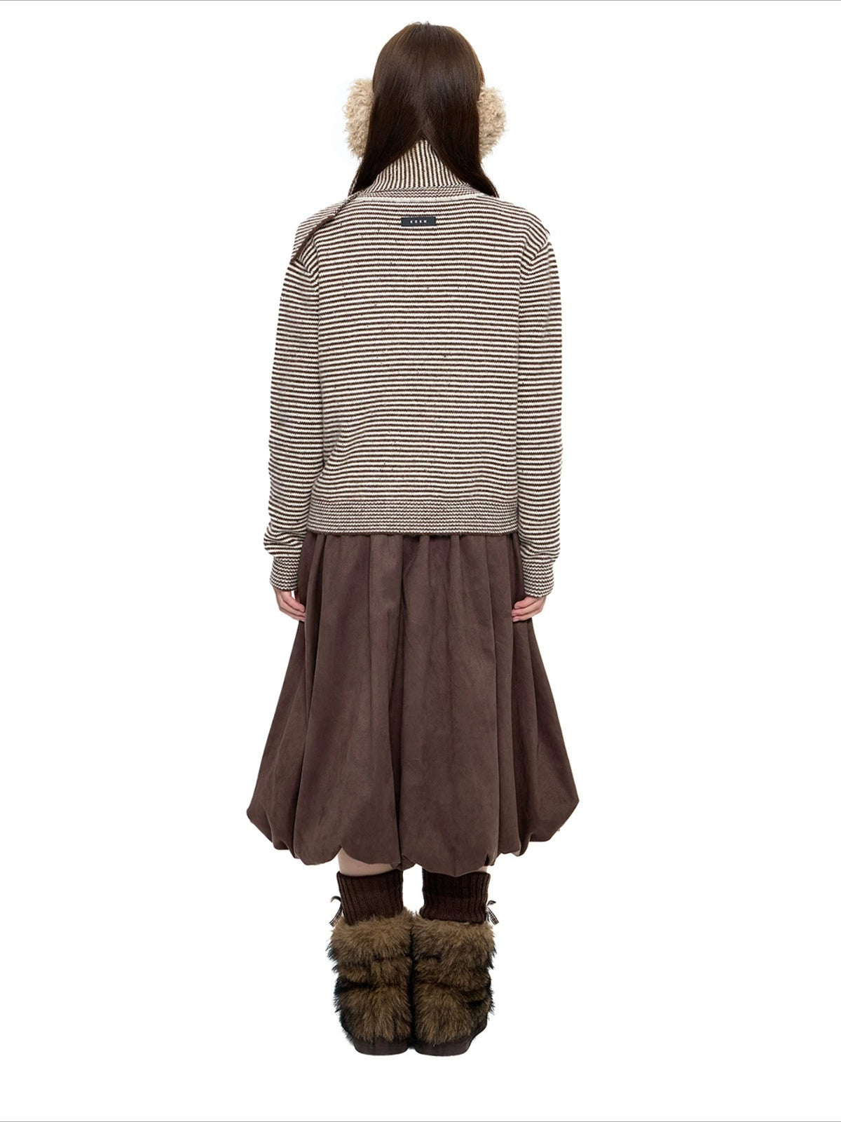 Polar Fleece Knit Cardigan