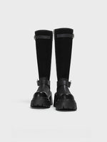 Platform Riding Boots