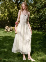 Sequin Lace Slip Dress