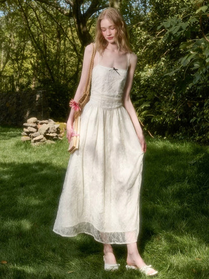 Sequin Lace Slip Dress