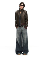 Matte PU Biker Jacket