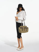 Off-Shoulder Sweatshirt & Flared Pants Set