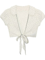 Polka Dot Tie Top
