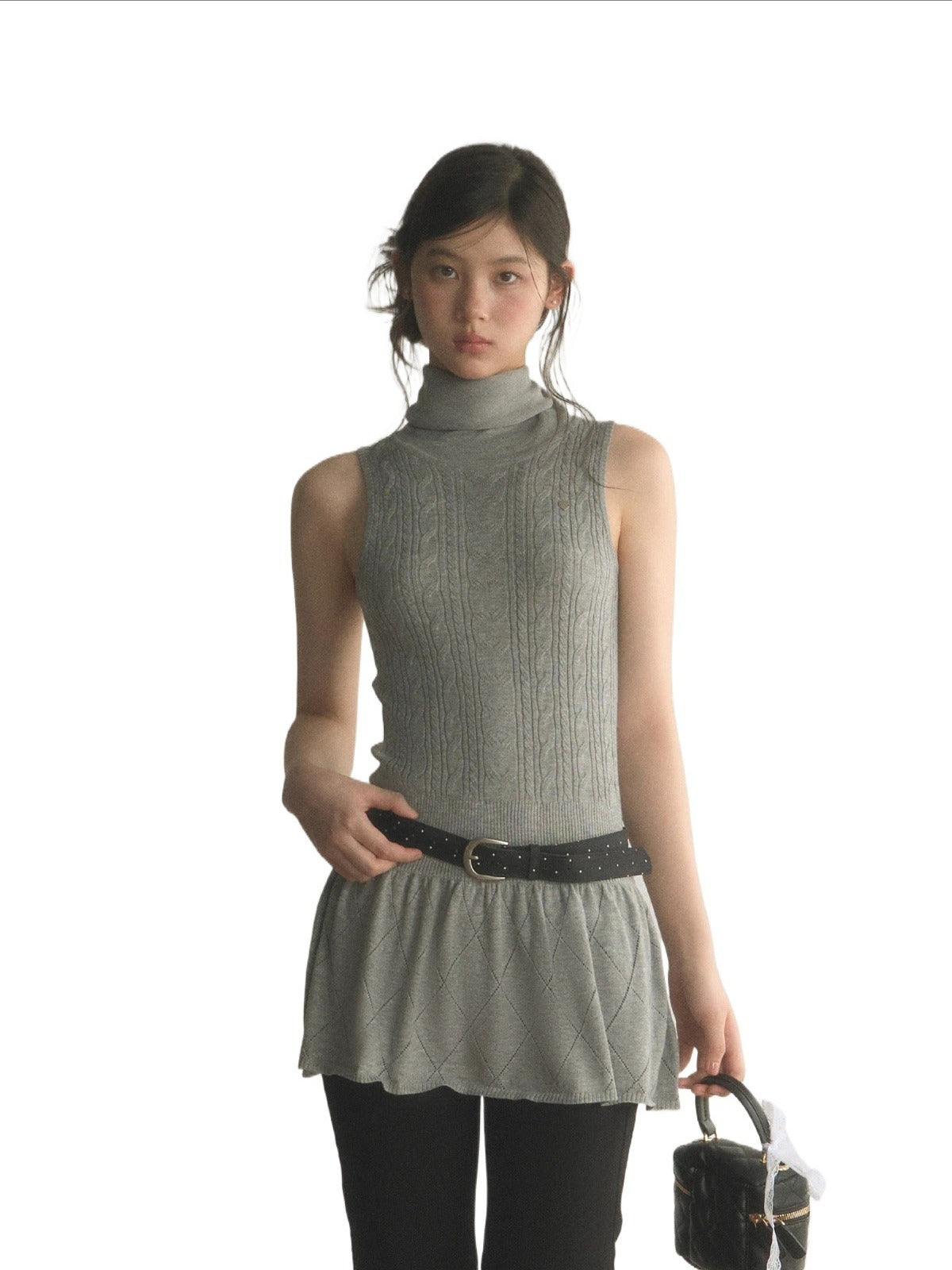 Cable Knit Mini Dress