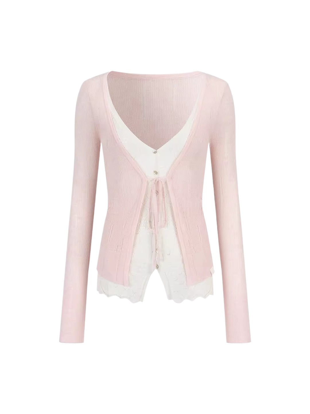 Lace Layered Cardigan