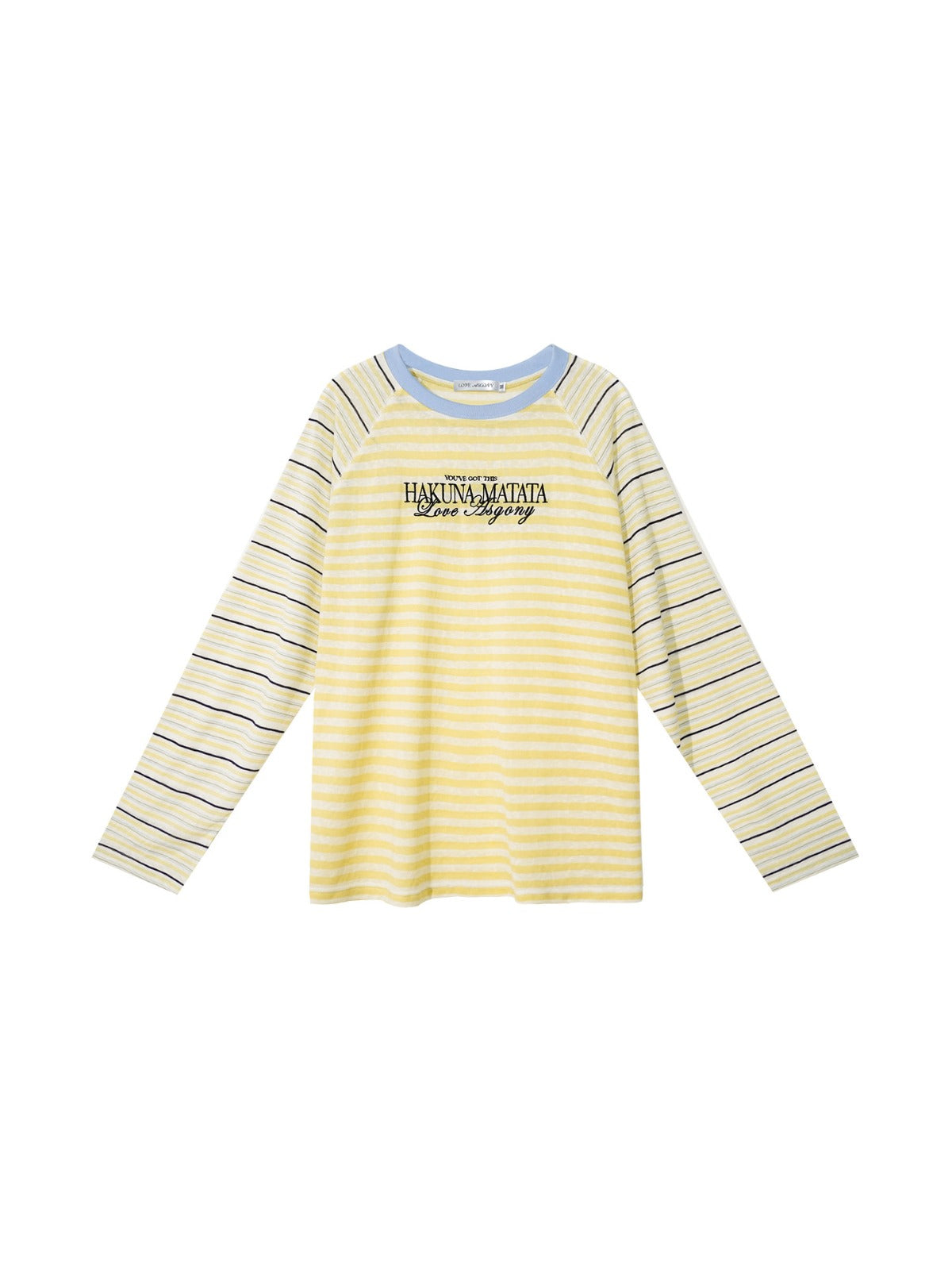 Striped Embroidery Top