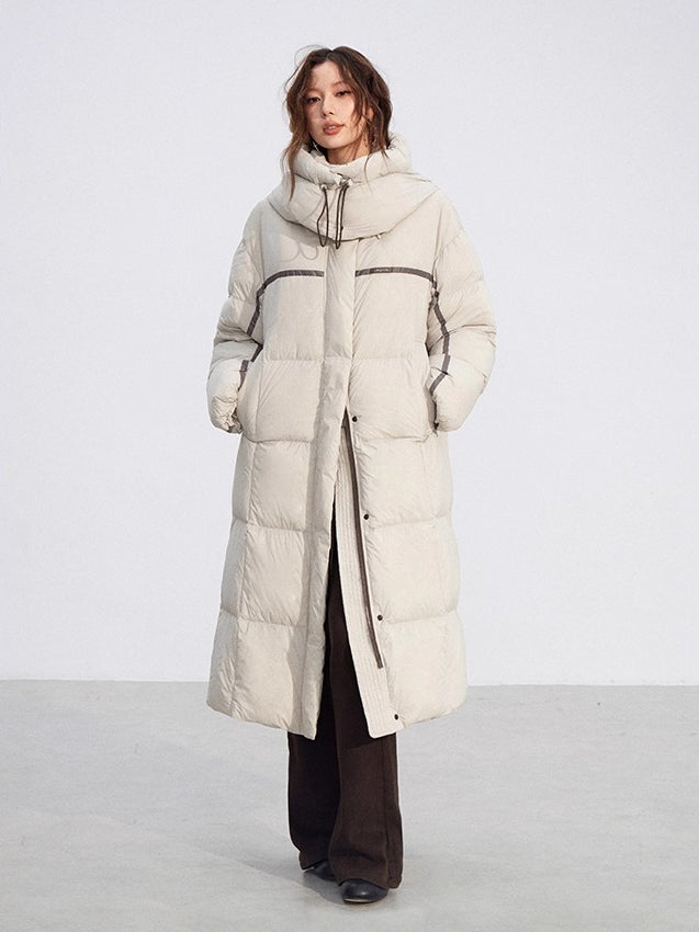 Hooded Long Down Coat