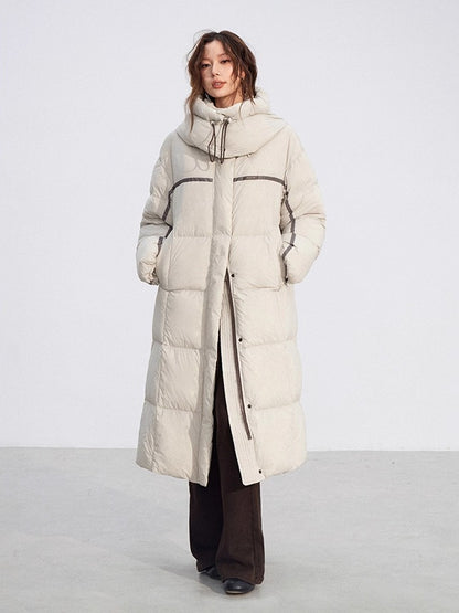 Hooded Long Down Coat