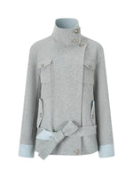 Urban Utility Wool Belted Coat