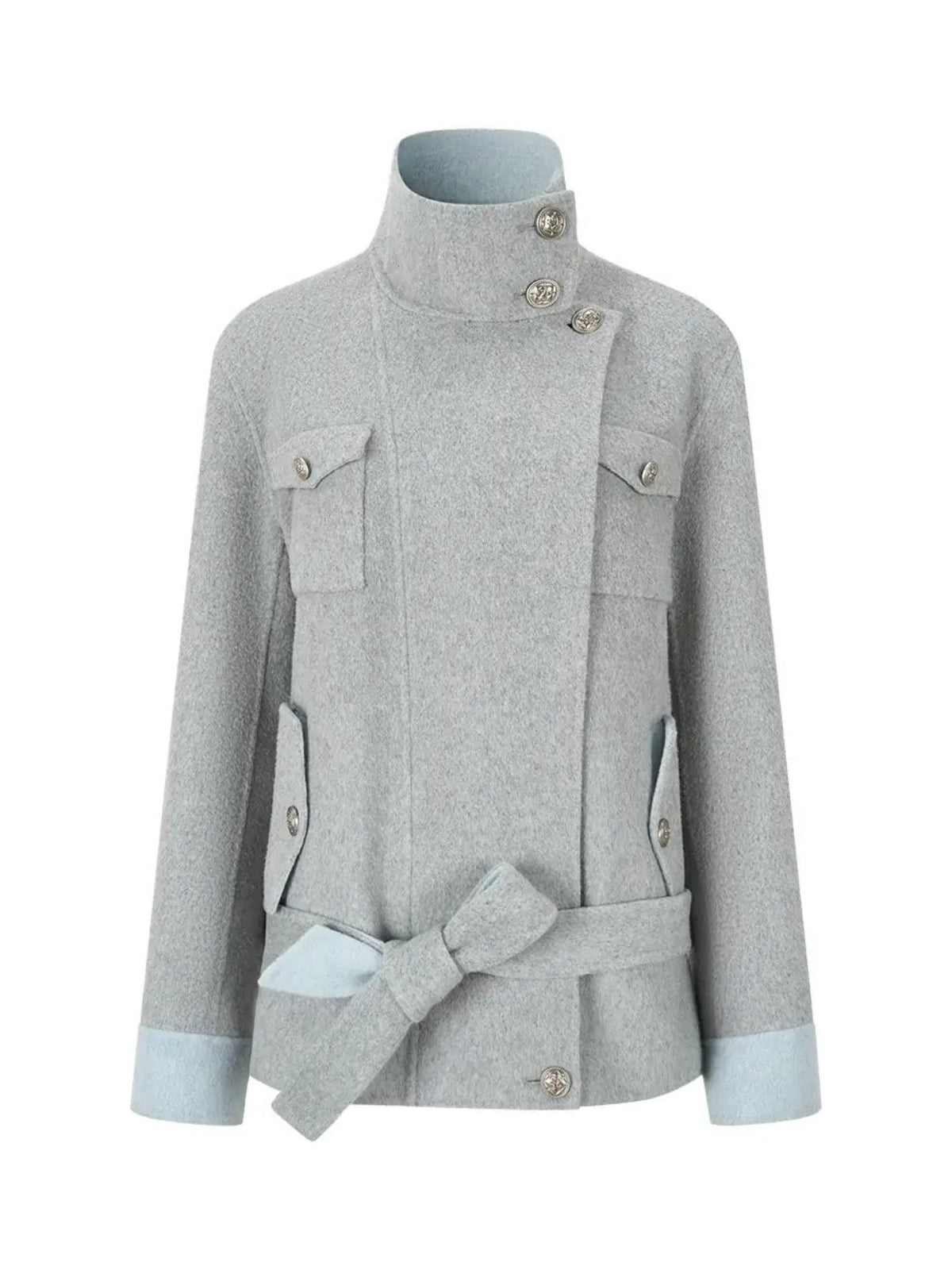 Urban Utility Wool Belted Coat