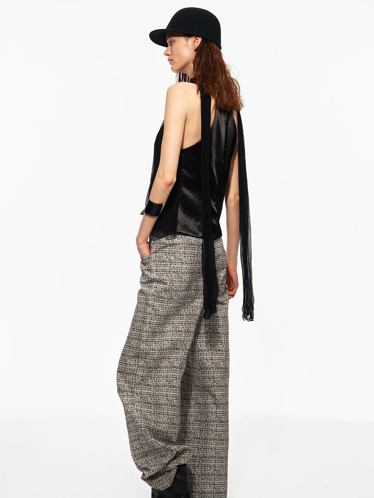 Printed Wide Leg Pants