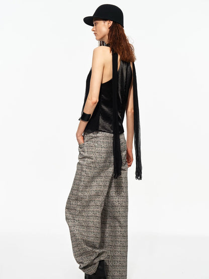 Printed Wide Leg Pants