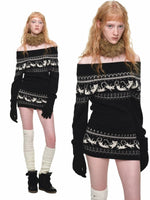 Slouchy Ribbed Knit Leg Warmers