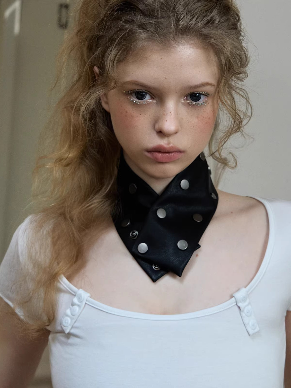 Studded PU Choker