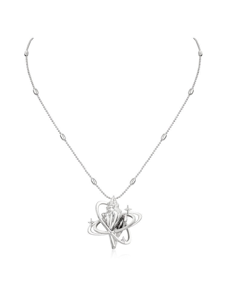 Seashell Star Pendant Necklace