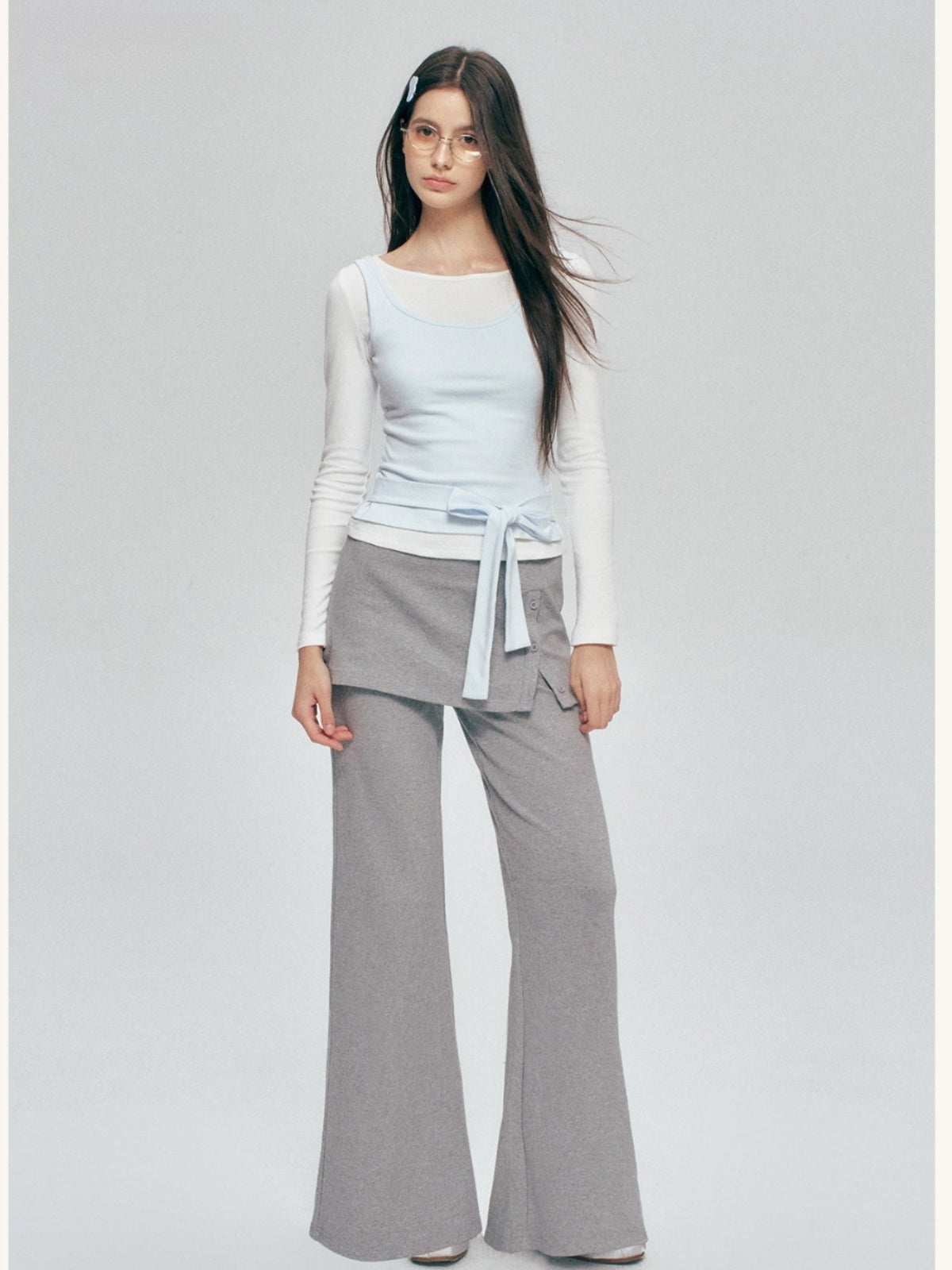 Flared Layer Pants