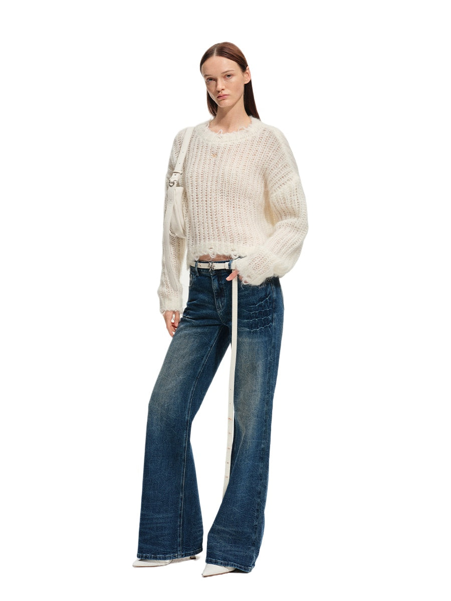 Sandstorm Washed Twill Flare Jeans