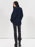 Beaded Alpaca Knit Cardigan