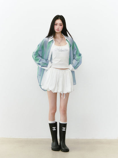 Floral Thin Flowing Sunshade Shirt