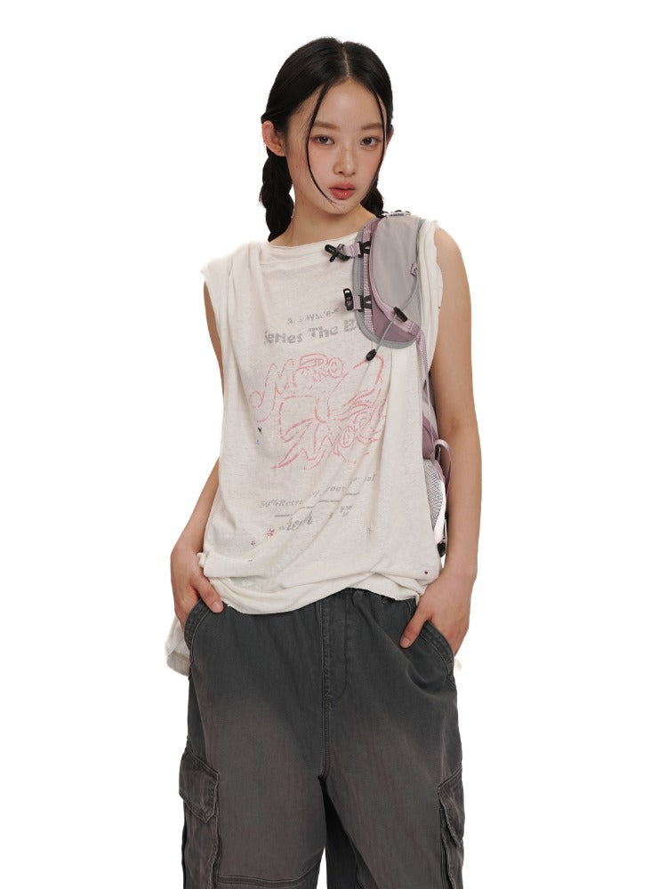 Bow Tie Patchwork Irregular Rhinestone Decoration T-shirt