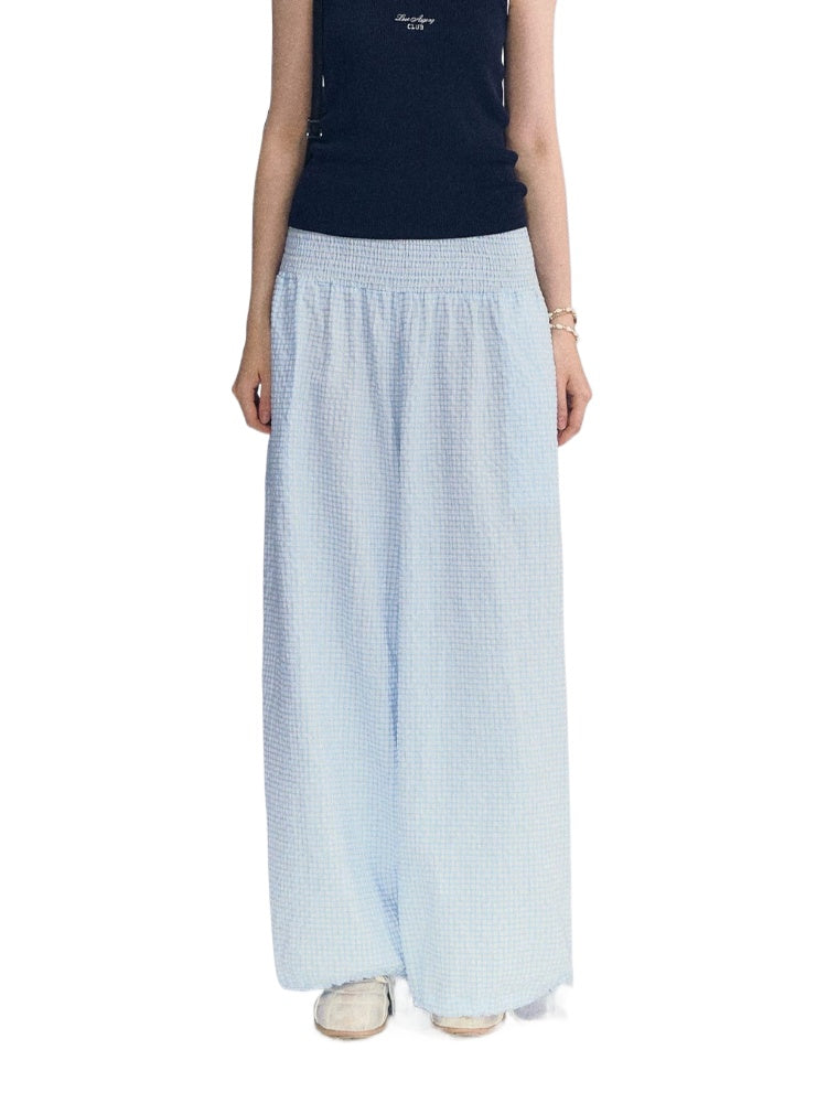 Plaid Lantern Pants
