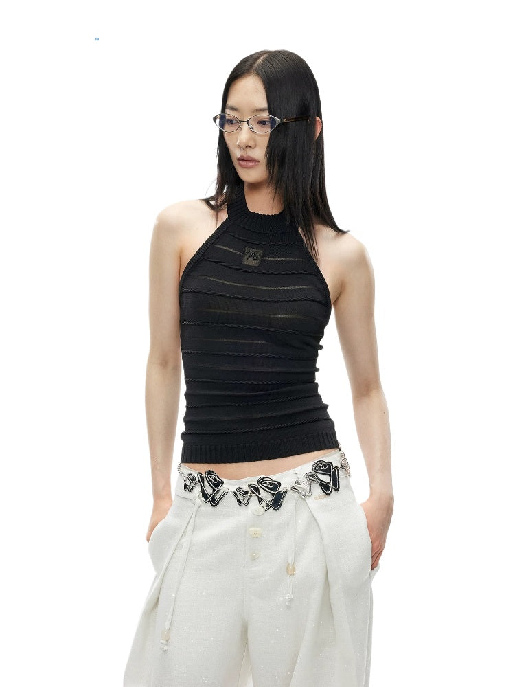 Organza Halter Cami