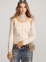 Vintage Rhinestone Knit Sweater