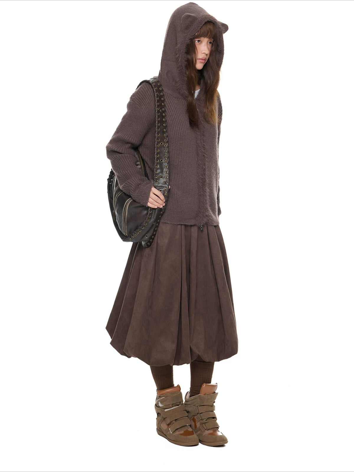 Bear Ear Knit Cardigan