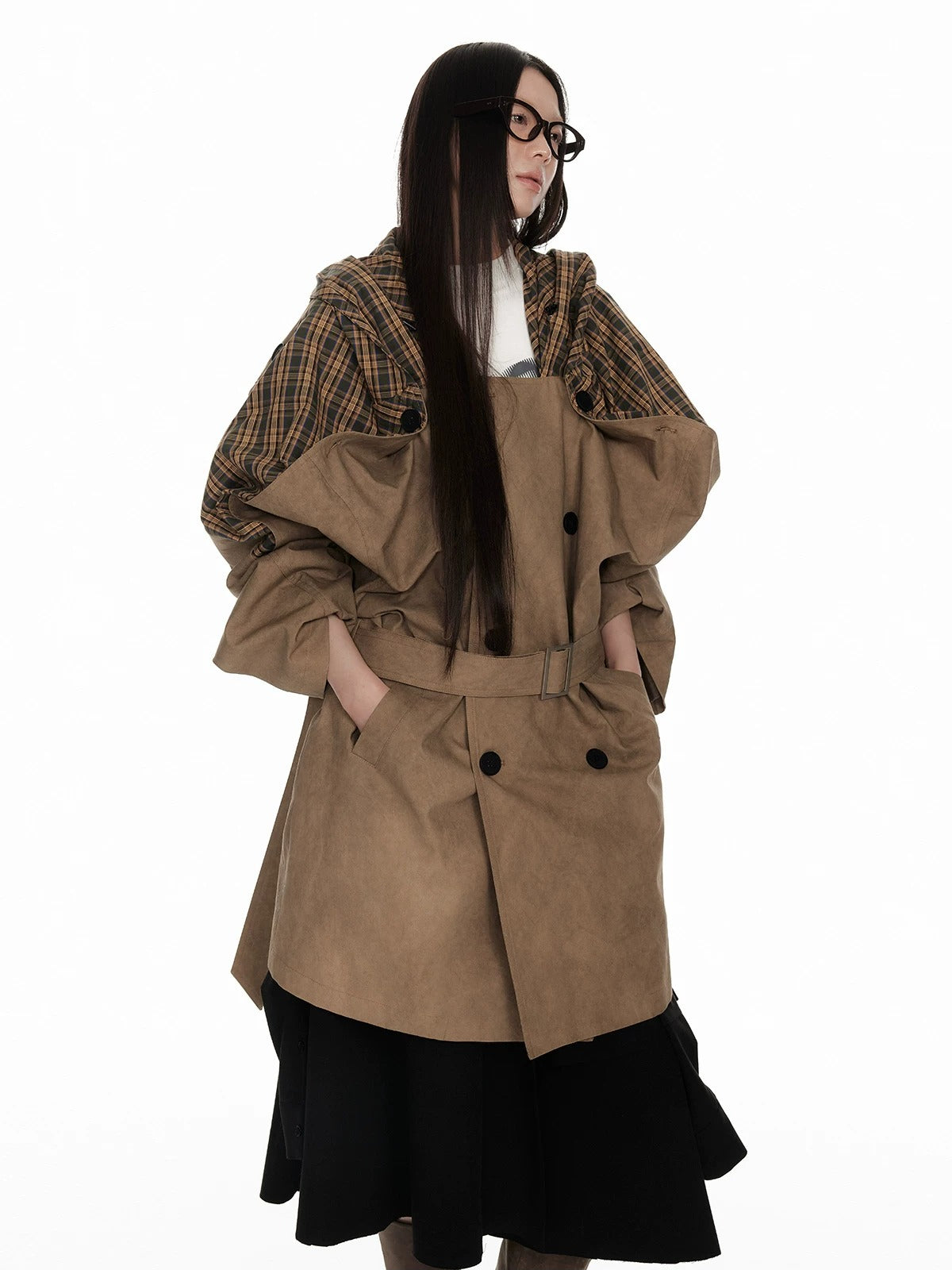 Textured Hooded Utility Jacket